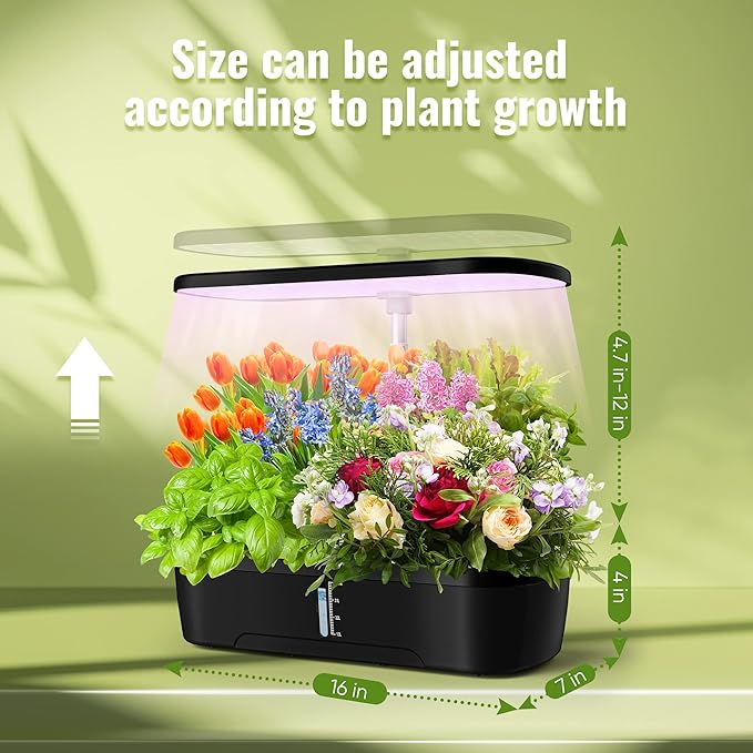 Indoor Herb Garden Kit with LED Light