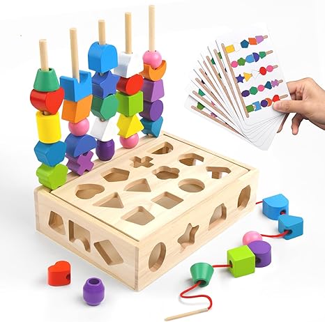 Montessori Wooden Shape Sorter Toy