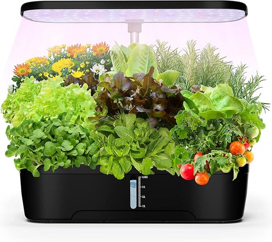 Indoor Herb Garden Kit with LED Light